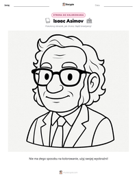 Podgląd drukowalnego arkusza ćwiczeń Isaac Asimov