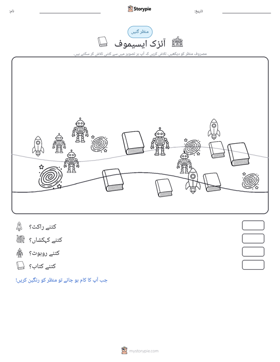گنتی کا منظر