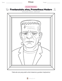 Prabaca lembar kerja cetak Frankenstein; atau, Prometheus Modern