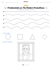 Frankenstein; or, The Modern Prometheus printable worksheet preview