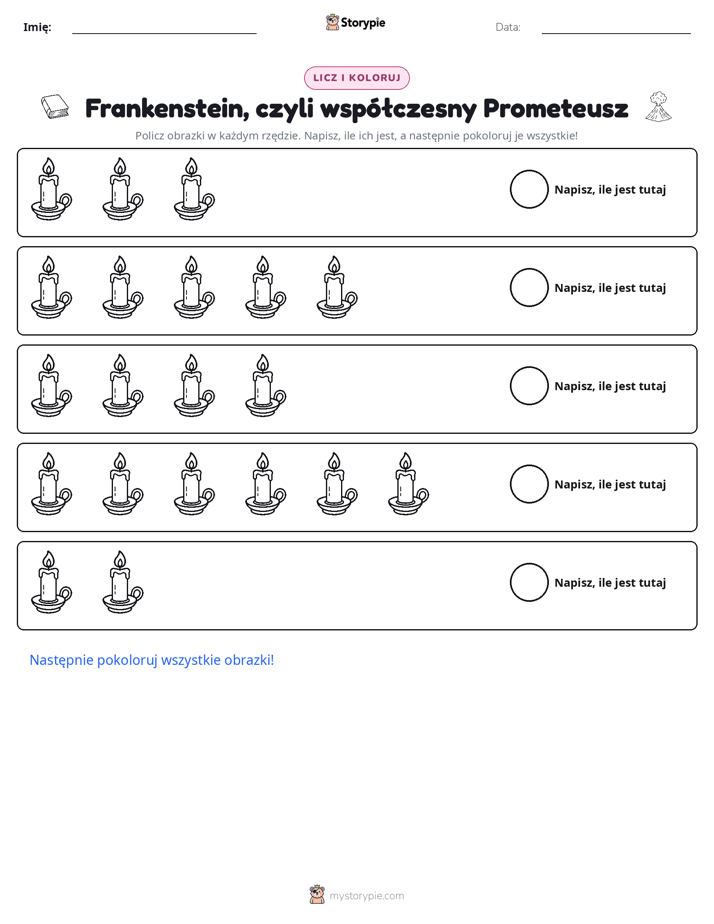 Liczenie i Kolorowanie
