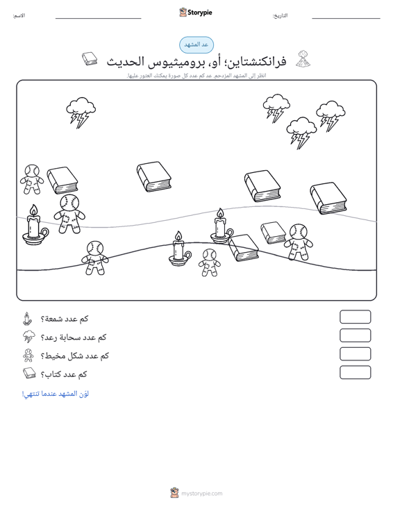 مشهد العد