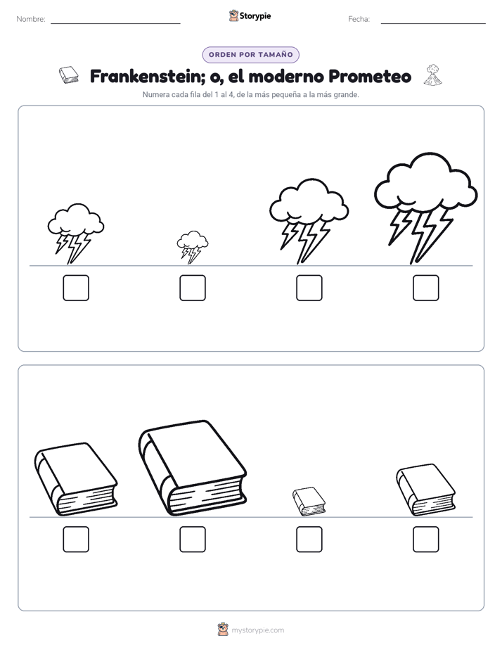 Orden de Tamaños