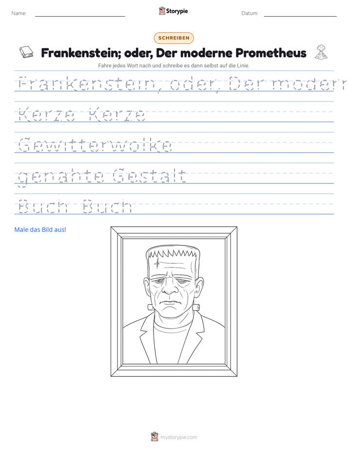 Schreibübung
