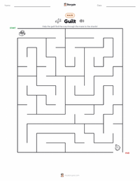 Guilt printable worksheet preview