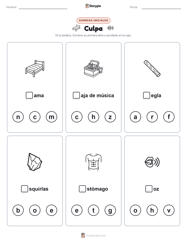 Sonidos Iniciales