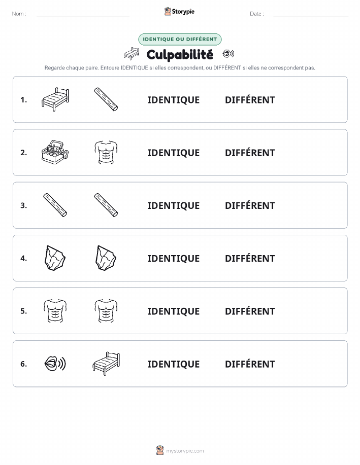 Identique ou Différent