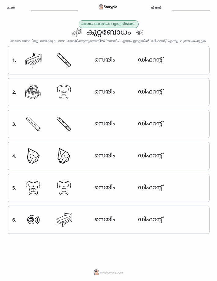 ഒന്നോ വ്യത്യാസമോ