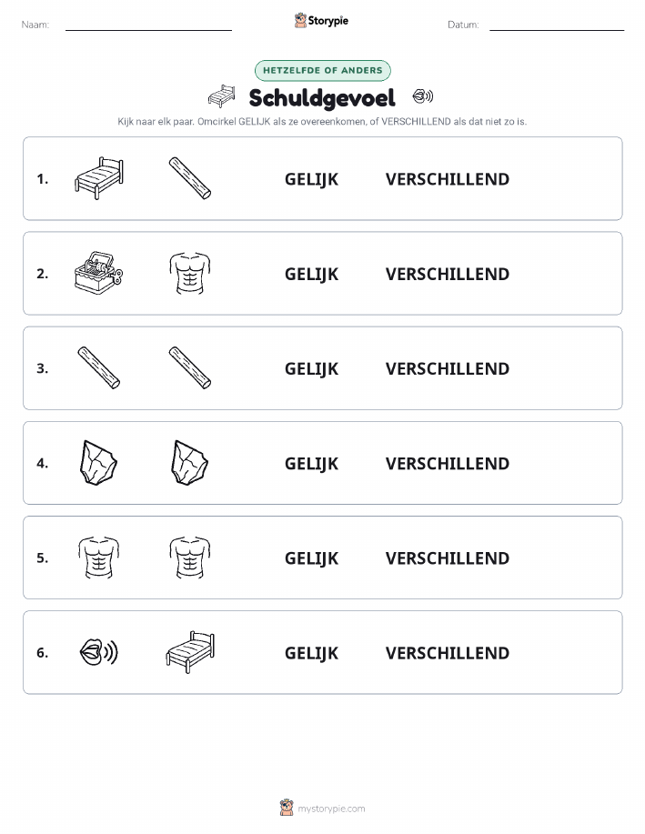 Zelfde of Verschillend