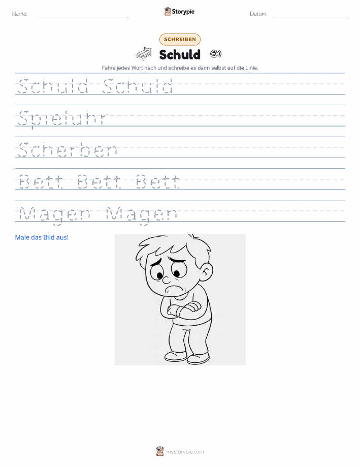 Schreibübung