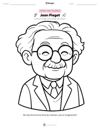 Vista previa de la hoja de trabajo imprimible de Jean Piaget