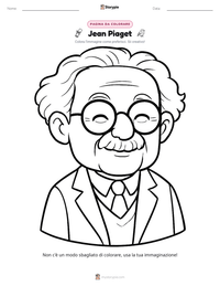 Anteprima della scheda stampabile di Jean Piaget