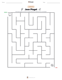 Anteprima della scheda stampabile di Jean Piaget