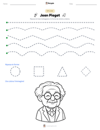 Anteprima della scheda stampabile di Jean Piaget