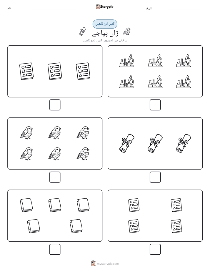 گنیں اور لکھیں