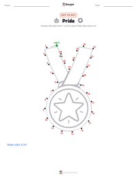 Pride printable worksheet preview