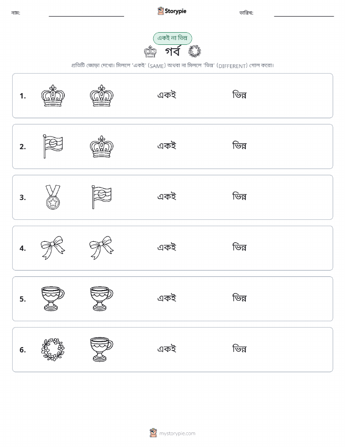 একই বা ভিন্ন