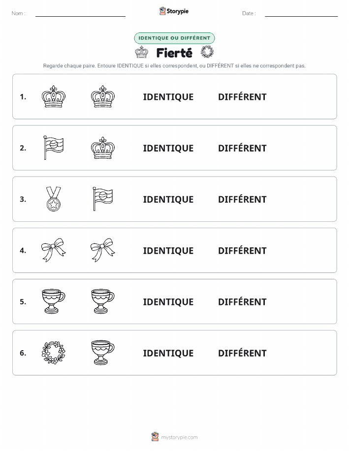 Identique ou Différent