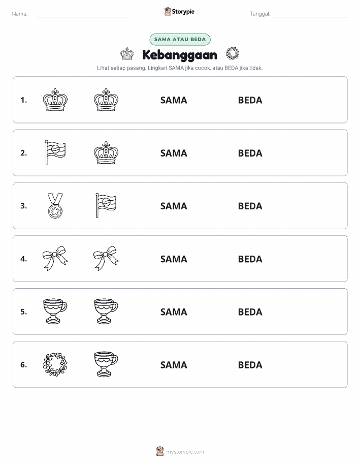 Sama atau Berbeda
