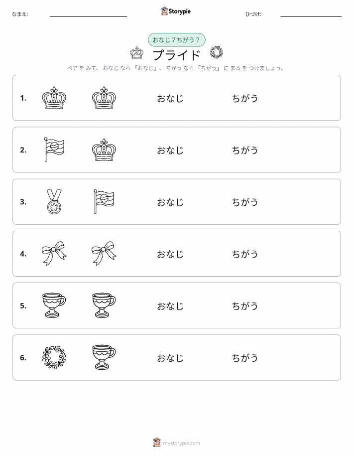 同じか違うか