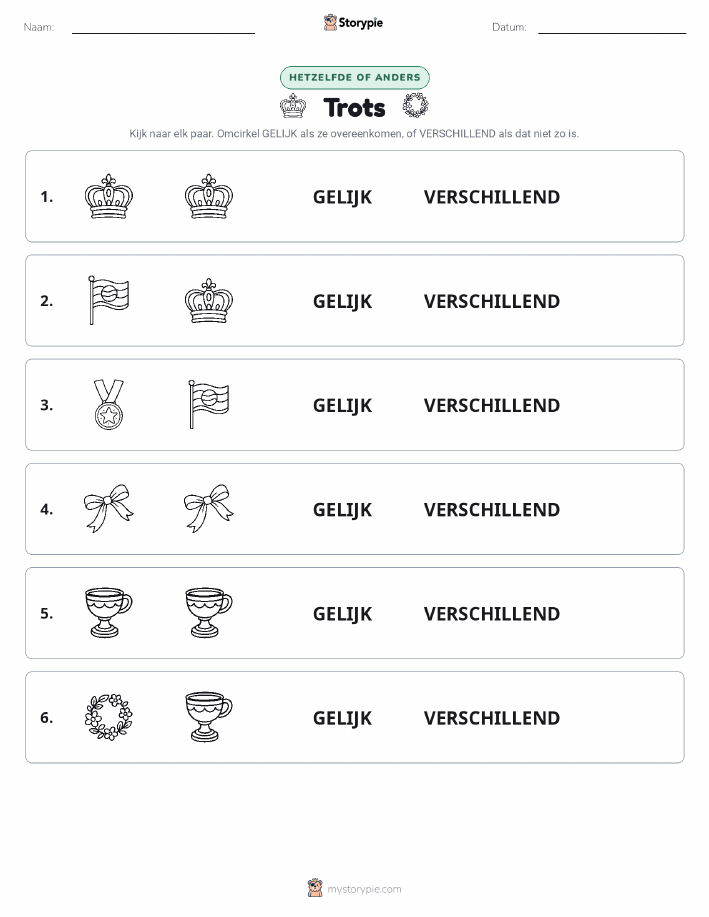 Zelfde of Verschillend