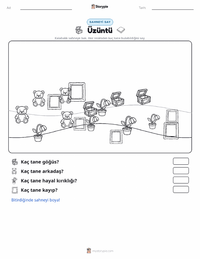 Üzüntü yazdırılabilir çalışma sayfası önizlemesi