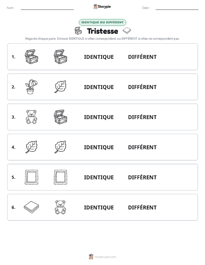 Identique ou Différent
