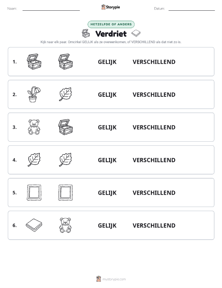 Zelfde of Verschillend