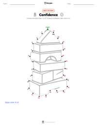 Confidence printable worksheet preview
