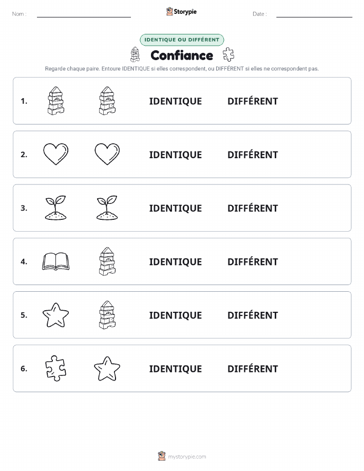 Identique ou Différent