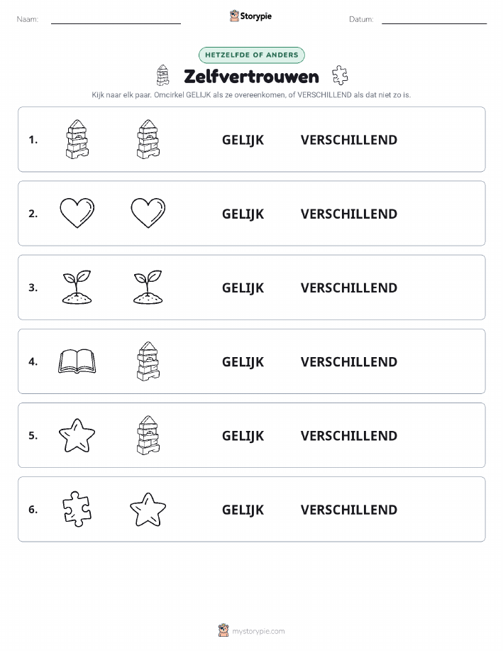 Zelfde of Verschillend