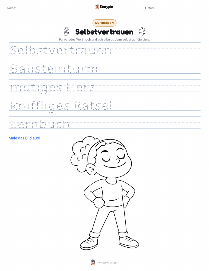 Schreibübung