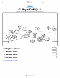 Hayal Kırıklığı yazdırılabilir çalışma sayfası önizlemesi