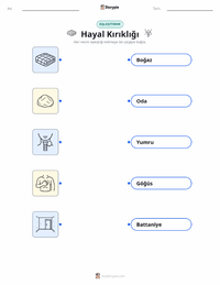 Hayal Kırıklığı çocuklar için yazdırılabilir çalışma sayfası