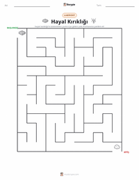 Hayal Kırıklığı yazdırılabilir çalışma sayfası önizlemesi