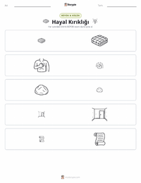 Hayal Kırıklığı yazdırılabilir çalışma sayfası önizlemesi