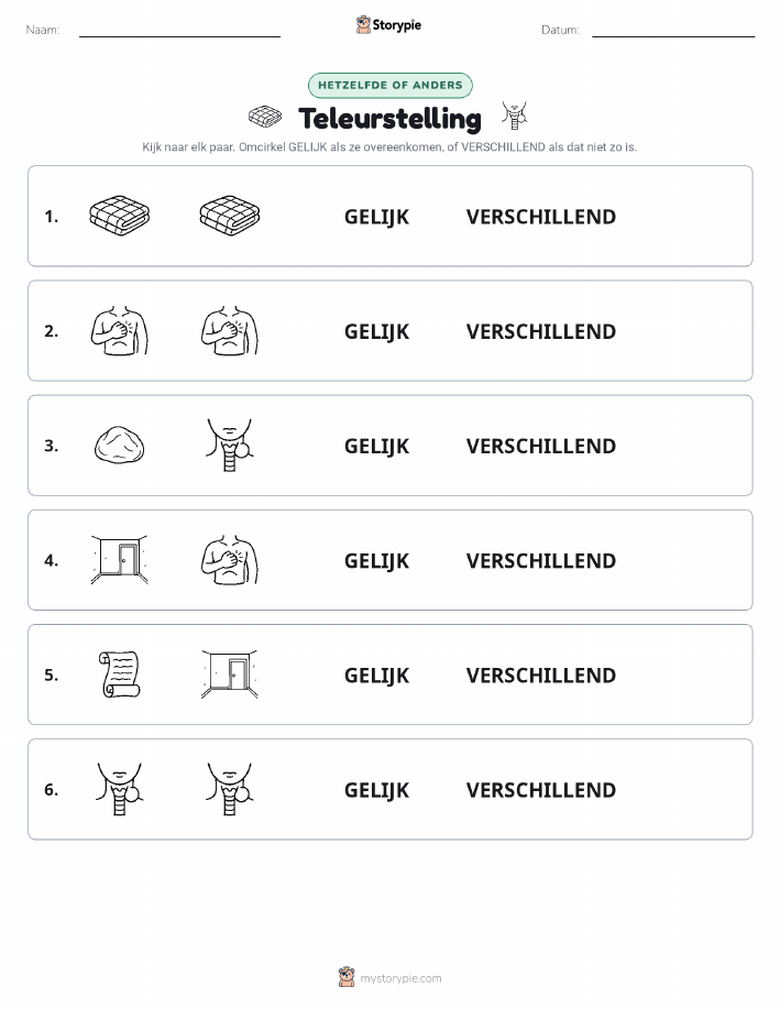 Zelfde of Verschillend