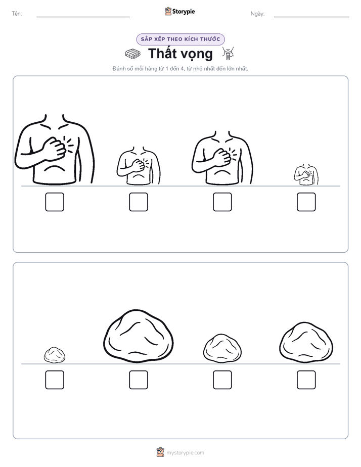 Thứ Tự Kích Thước