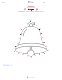 Anger printable worksheet preview