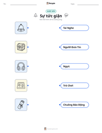Tài liệu in sẵn Sự tức giận cho trẻ em