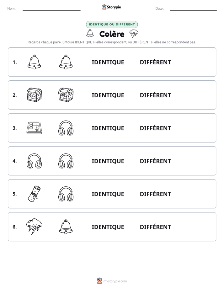 Identique ou Différent