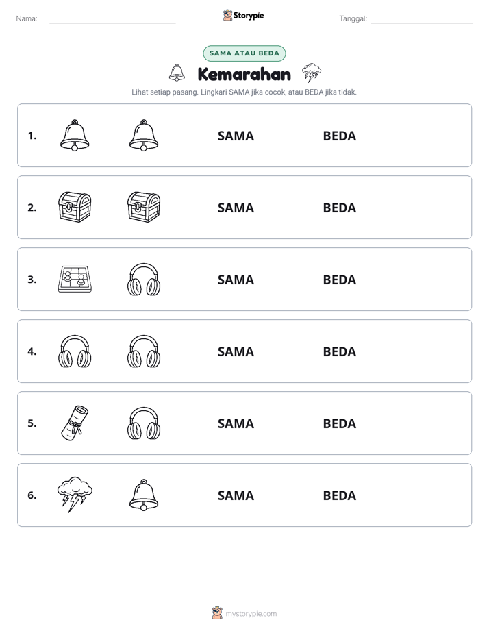 Sama atau Berbeda