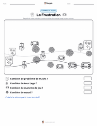 Aperçu de la feuille de travail imprimable Frustration