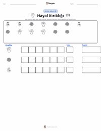 Hüsran yazdırılabilir çalışma sayfası önizlemesi