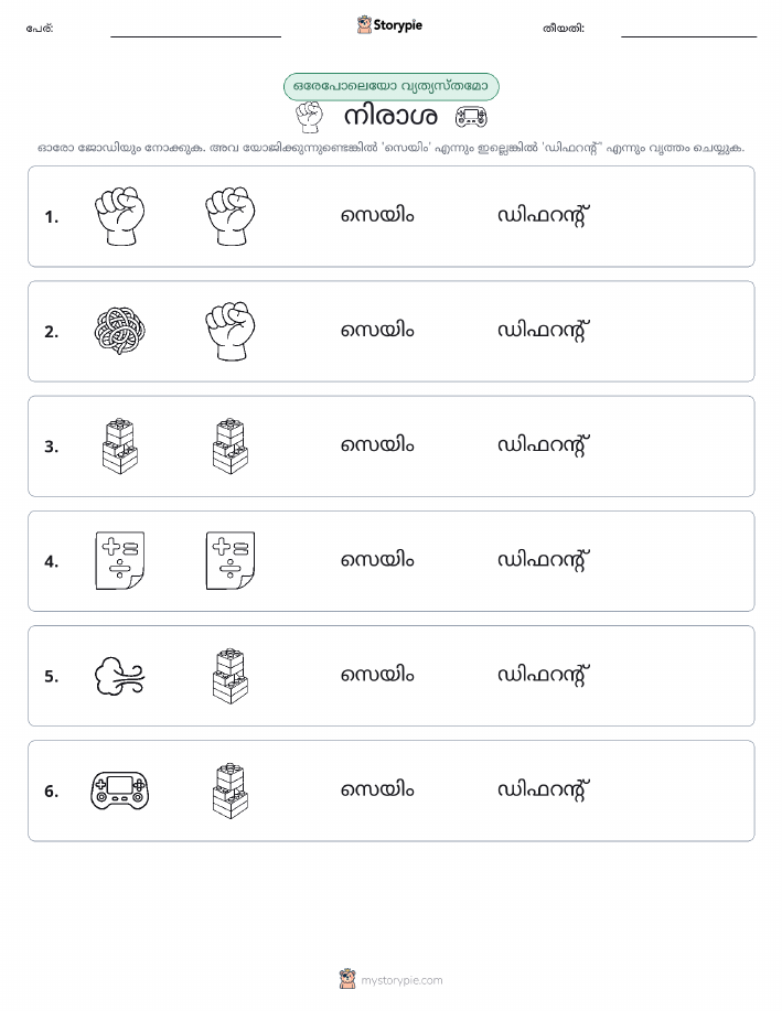 ഒന്നോ വ്യത്യാസമോ