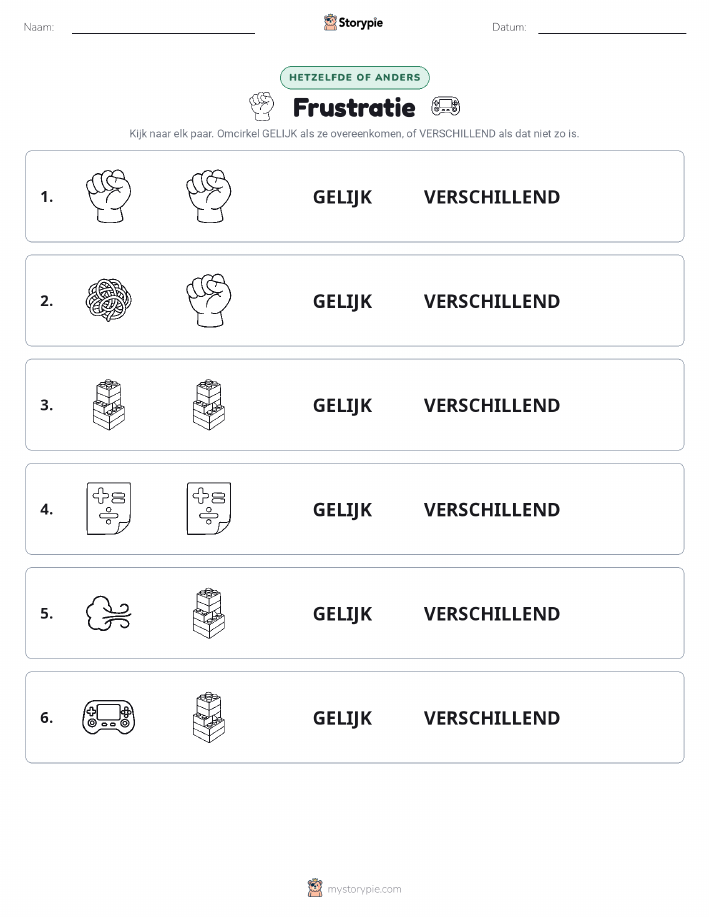 Zelfde of Verschillend