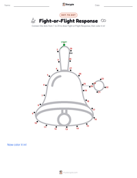 Fight-or-Flight Response printable worksheet preview