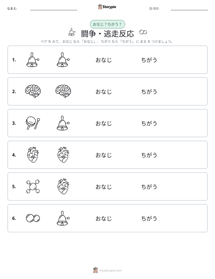 同じか違うか