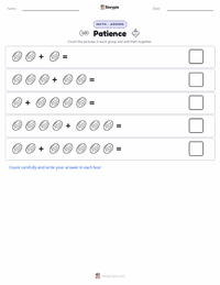 Patience printable worksheet preview