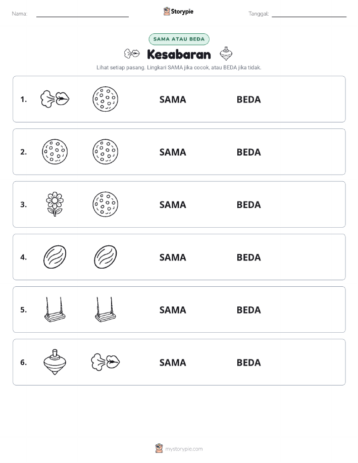 Sama atau Berbeda